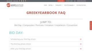 FAQ - Greek Yearbook