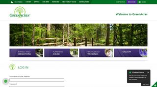 Log In | GreenAcres Park Site
