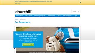 Car insurance | car insurance quotes | Churchill UK