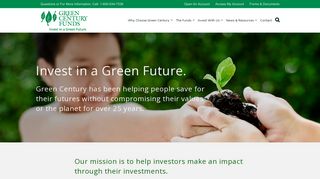 Green Century Funds – Invest in a Green Future