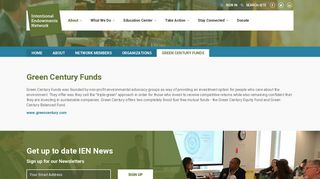 Green Century Funds - Intentional Endowments Network