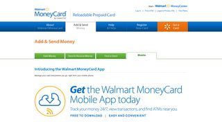 Check Balance | Walmart MoneyCard Mobile App