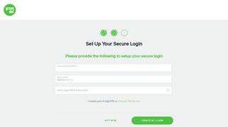 Set Up Your Secure Login - Green Dot | Get a Card