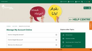 Manage My Account Online | Green Network Energy UK