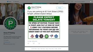 Green P Parking on Twitter: 