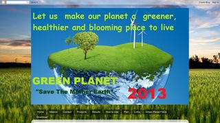 GREEN PLANET: Plan