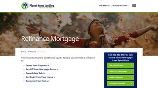 Refinance Mortgage | Planet Home Lending