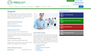 Support | Greenshades Software Support