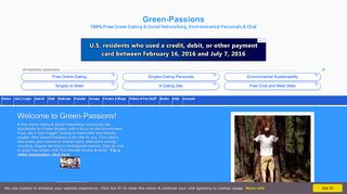 Green-Passions - 100% Free Green Dating & Social Networking ...