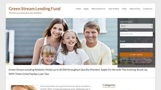 Green Stream Lending Website | Wake up to $1000 throughout ...