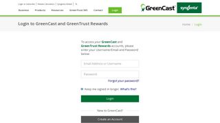 Login to GreenCast and GreenTrust Rewards | GreenCast | Syngenta