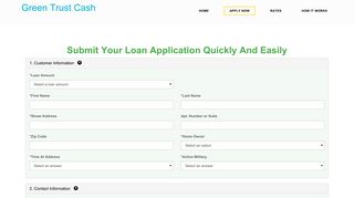 Green Trust Cash - Apply Online