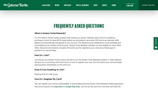 Greene Turtle Rewards FAQs |The Greene Turtle