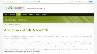 Greenback Ratewatch - Greenback - Advisory Services Pvt Ltd
