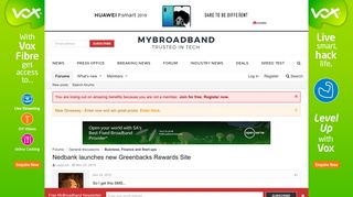 Nedbank launches new Greenbacks Rewards Site | MyBroadband
