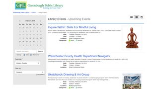 Event Calendar - LibCal - Greenburgh Public Library