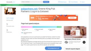 Access pubpartners.net. Greene King Pub Partners | Log-in to Extranet