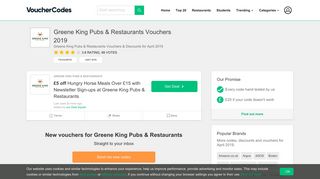 Greene King Pubs & Restaurants Voucher Code | February 2019 ...