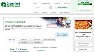 Personal Checking › Greenfield Savings Bank