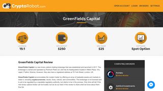 GreenFields Capital Crypto Trading Platform Review - Crypto Robot