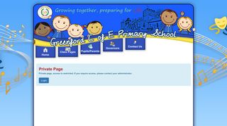Greenford Church Of England Primary School - Governor Log in