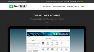 cPanel Hosting by GreenGeeks®