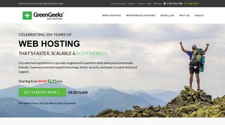 GreenGeeks Web Hosting - Faster, Scalable & Eco-Friendly