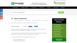 What is Webmail? - GreenGeeks®