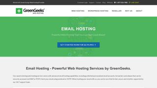 Email Hosting - Free Domain, 24/7 Expert Support - GreenGeeks