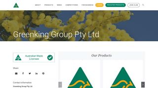 Greenking Group Pty Ltd - The Australian Made Campaign