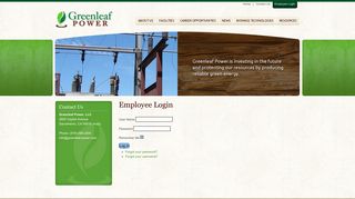 Employee Login - Greenleaf Power - Green Energy Power Using ...