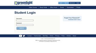 Student Login | Greenlight Test Prep
