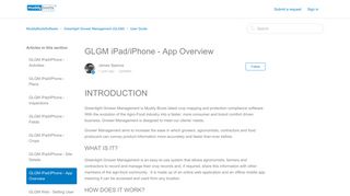 GLGM iPad/iPhone - App Overview – MuddyBootsSoftware