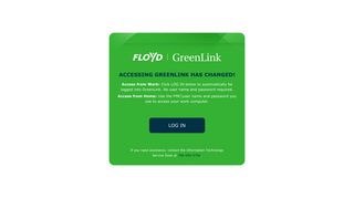 GreenLink Login