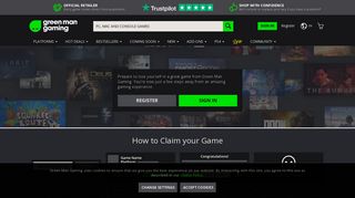 Your Gift Redemption | Green Man Gaming | Game Keys