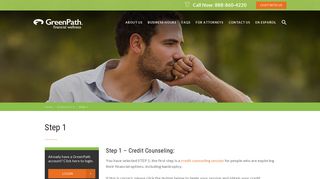 Step 1 Is To Get Your Free Credit Counseling Session - GreenPath