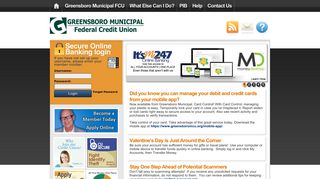 Greensboro Municipal FCU - Online Banking Community