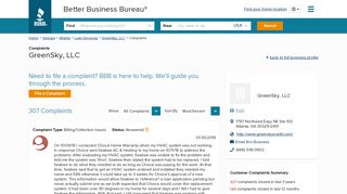 GreenSky, LLC | Complaints | Better Business Bureau® Profile