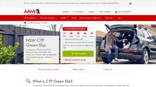 CTP Green Slip Insurance NSW - AAMI