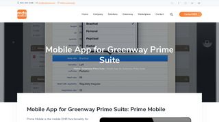 Greenway Prime Suite Mobile App | Apple, Android, Windows | MDS ...