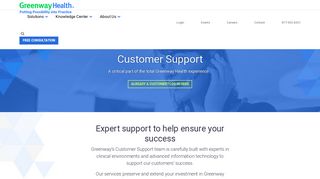 Customer Support | Greenway Health