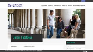 Library Catalogue - University of Greenwich
