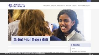 Student E-mail (Google Mail) - University of Greenwich
