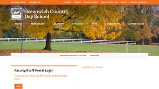 Faculty/Staff Portal - Greenwich Country Day