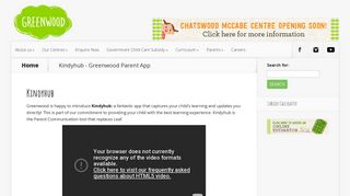 Kindyhub - Greenwood Parent App | Greenwood