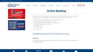 Online Banking | CresCom Bank