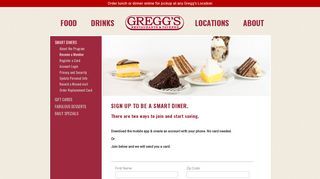 Become a Member - Gregg's Restaurants
