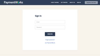 Sign in | PaymentWorks