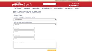 Contact Greyhound Australia - Greyhound Australia