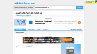 omicsgroup.greytip.in at WI. greytHR Login - Website Informer
